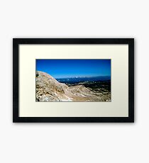 Blue Skies over Dachstein Glaciers Framed Print