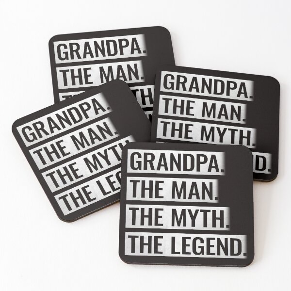 Item preview, Grandpa The Man The Myth The Legend - Grandfather Gift designed and sold by PremiumTShirts.