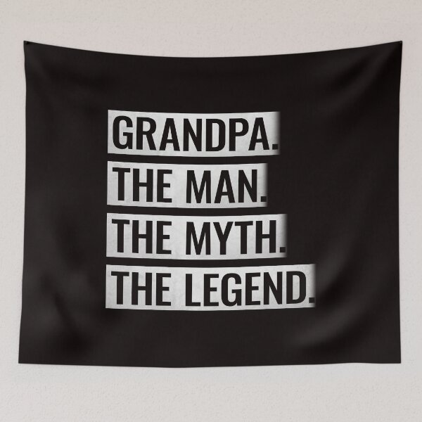 Item preview, Grandpa The Man The Myth The Legend - Grandfather Gift designed and sold by PremiumTShirts.