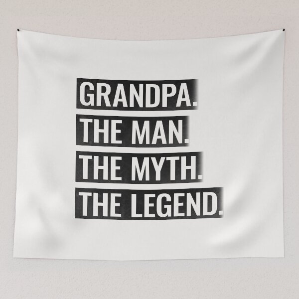 Item preview, Grandpa The Man The Myth The Legend - Grandfather Gift designed and sold by PremiumTShirts.