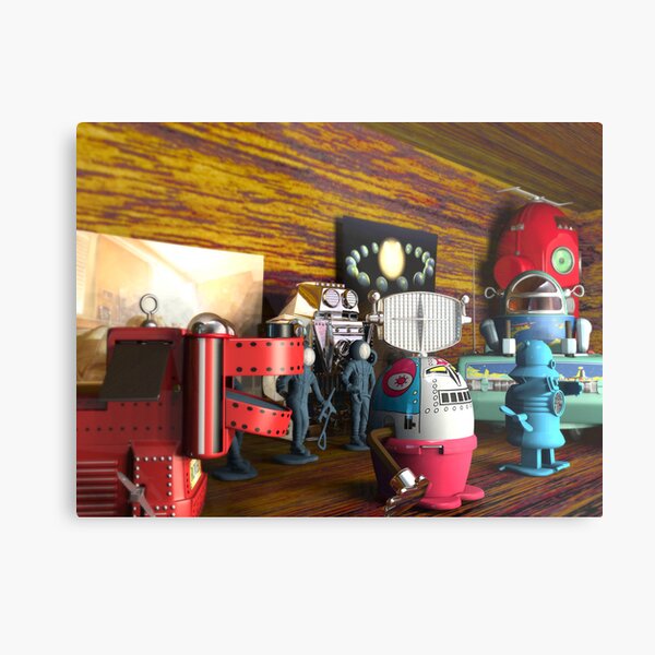 Item preview, A Collection of 3D Vintage Space Toys designed and sold by mdkgraphics.