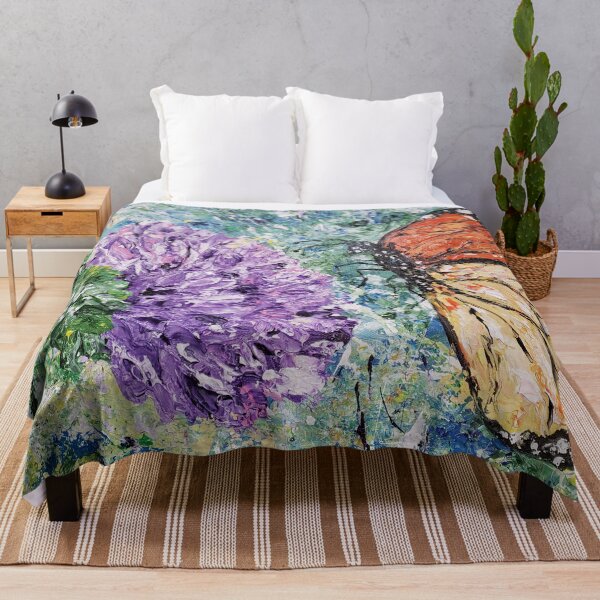 Item preview, Purple Wildflower and Monarch Butterfly designed and sold by LivingArtBrenda.