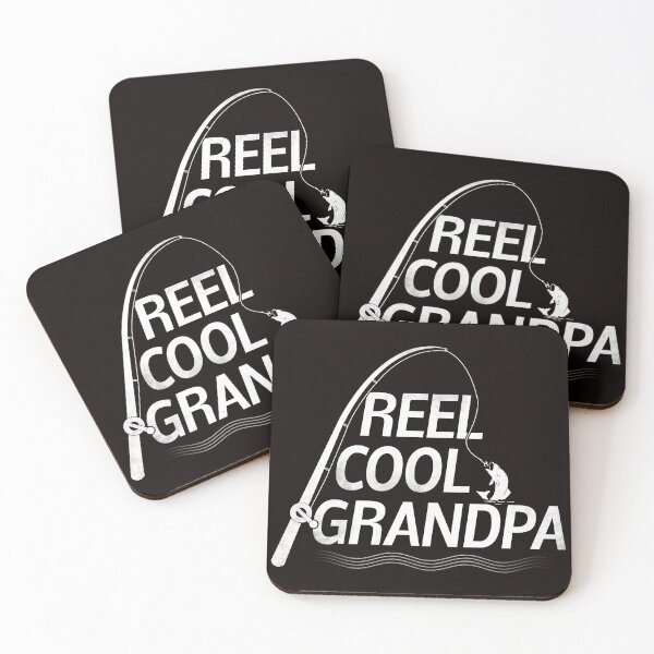 Item preview, Reel Cool Grandpa - Funny Fishing Grandfather Gift designed and sold by PremiumTShirts.