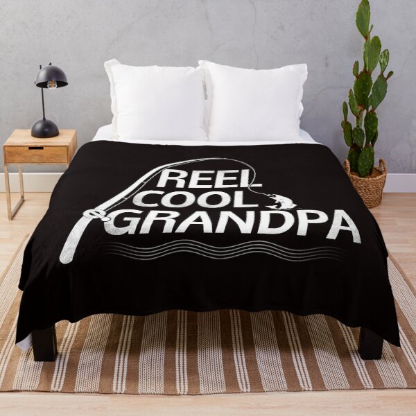 Item preview, Reel Cool Grandpa - Funny Fishing Grandfather Gift designed and sold by PremiumTShirts.