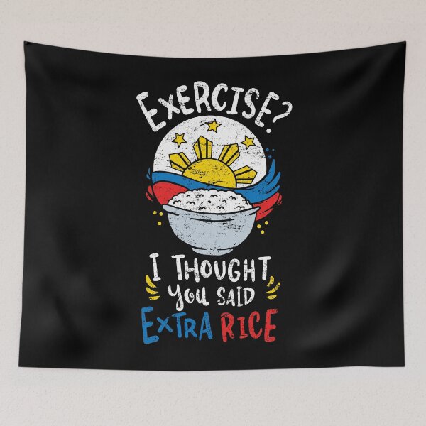 Item preview, Exercise Extra Rice Philippines designed and sold by 4tomic.