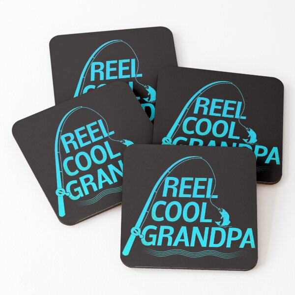 Item preview, Reel Cool Grandpa - Funny Fishing Grandfather Gift designed and sold by PremiumTShirts.