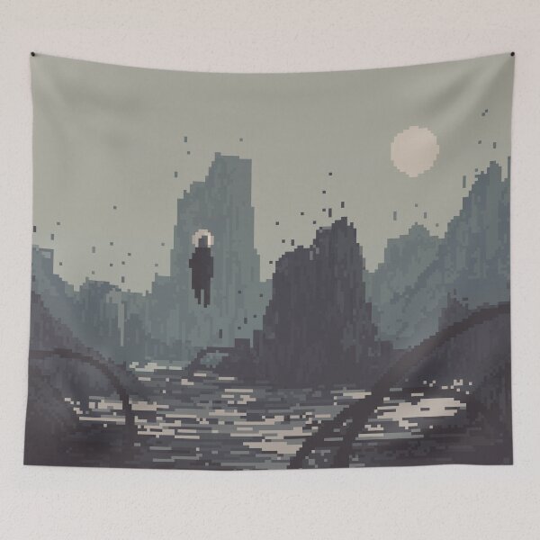Item preview, Pixel Art Landscape 001 designed and sold by RebeccaCeleste.