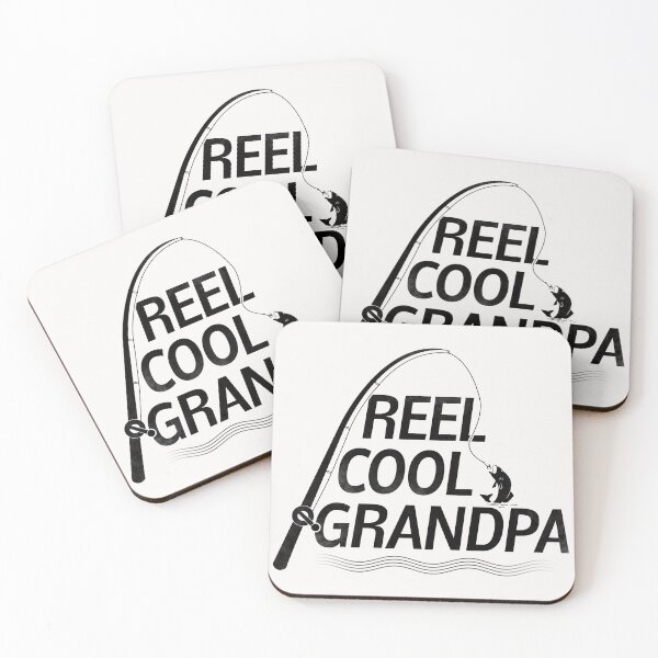 Item preview, Reel Cool Grandpa - Funny Fishing Grandfather Gift designed and sold by PremiumTShirts.