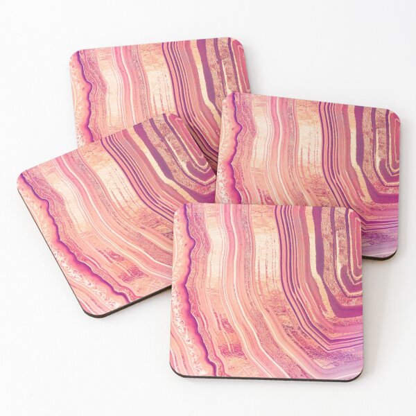 Item preview, Tribeca Rose Stone Gold Metal Geode designed and sold by Glimmersmith.