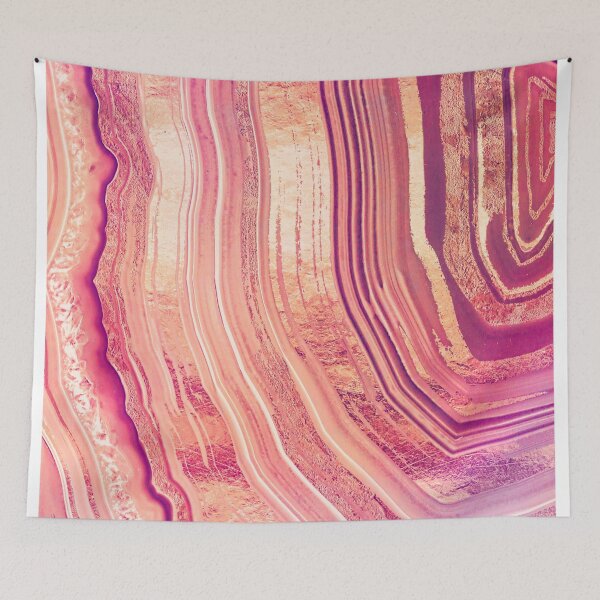 Item preview, Tribeca Rose Stone Gold Metal Geode designed and sold by Glimmersmith.