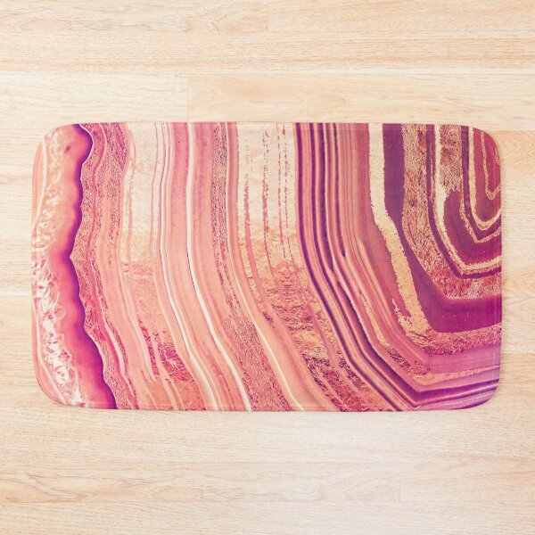 Item preview, Tribeca Rose Stone Gold Metal Geode designed and sold by Glimmersmith.