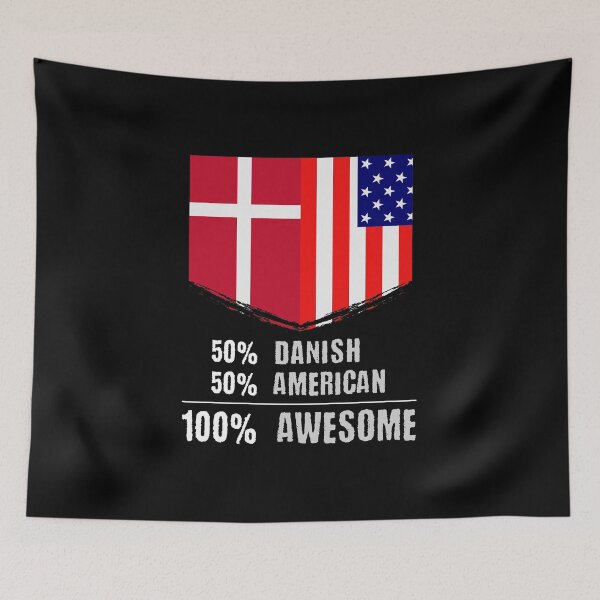 Item preview, 50% Danish 50% American 100% Awesome Immigrant designed and sold by perfectpresents.
