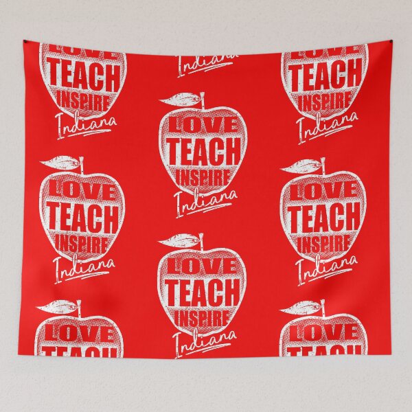 Item preview, Apple Indiana Teachers Red for Ed Action Day designed and sold by RiffXS.