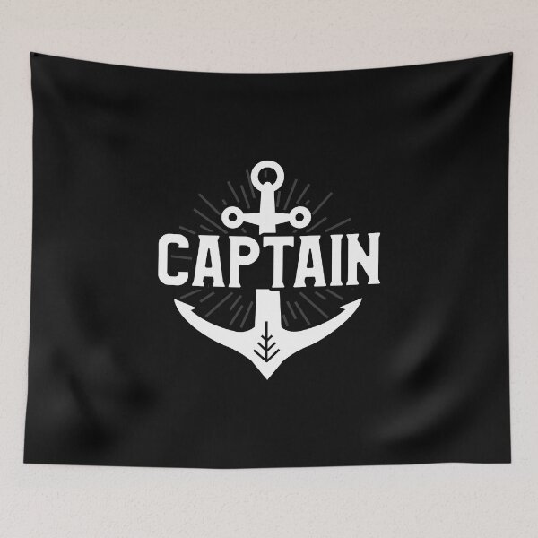 Item preview, Cute Captain Anchor I Am The Captain of This Boat designed and sold by perfectpresents.