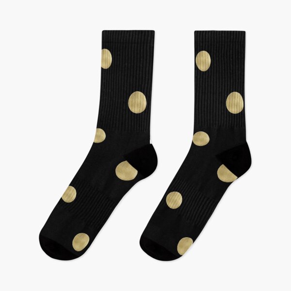 Item preview, Happy Polka Dots Gold on Black #1 #decor #art  designed and sold by Anita's & Bella's Art.