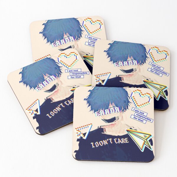 Item preview, Error Glitch - Sad Anime Boy designed and sold by LEVANKOV Items.