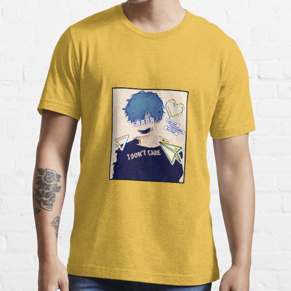 Error Glitch - Sad Anime Boy | Art Board Print