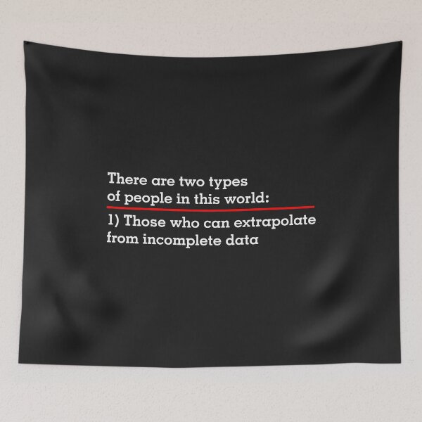 Item preview, Types of people extrapolate data funny Science major geek designed and sold by hadleydesigns.