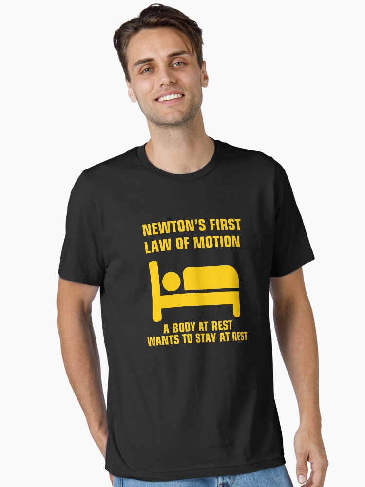 Newton's First Law of Motion funny physics gift for teacher