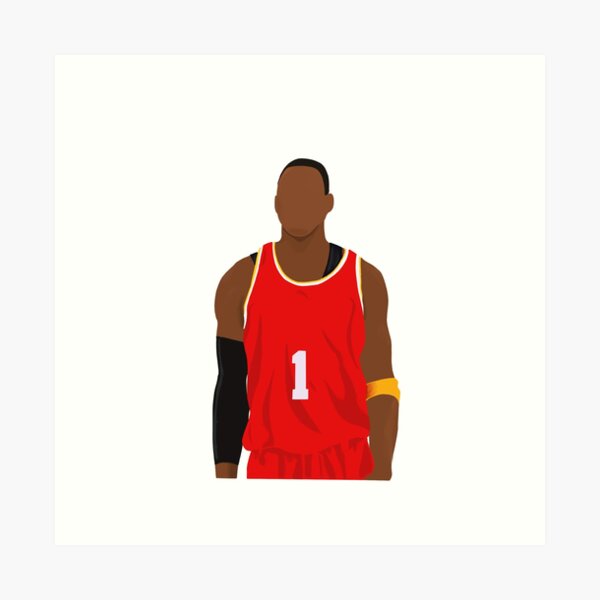 Tracy McGrady Houston Rockets Throwback PSD Graphic Design – ARTLER8