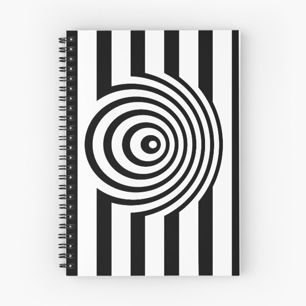 Item preview, Black And White Op Art Graphic designed and sold by artsandsoul.