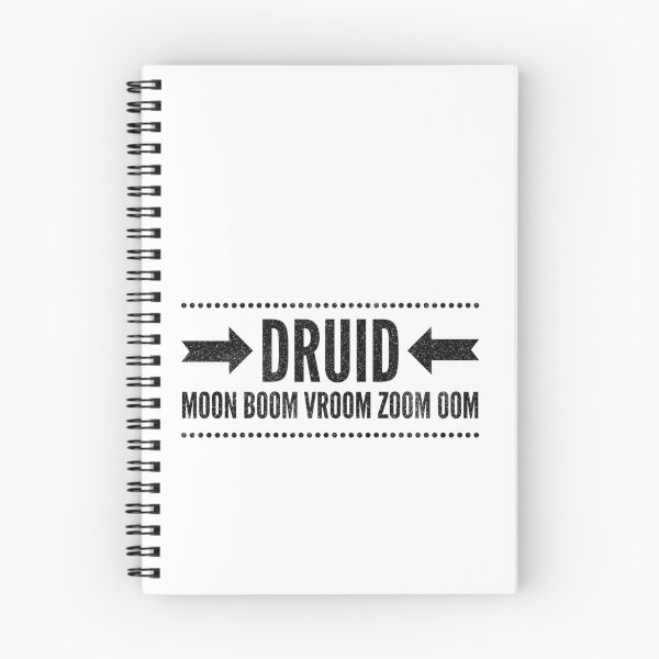 Item preview, Balance Druid Mantra: DnD Spells and Attacks - DPS- Gamer B/W Block2 designed and sold by CloudDance.