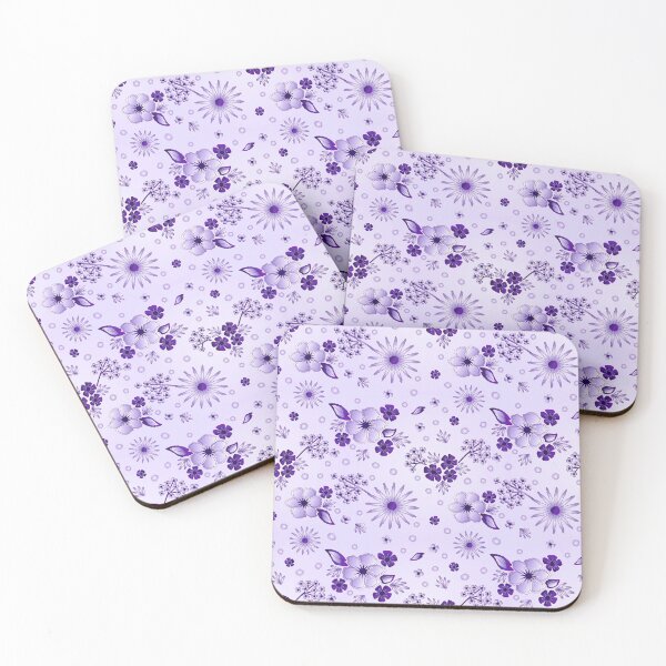 Item preview, Vintage Violet Toile Floral designed and sold by ZENDYtechSTYLE.