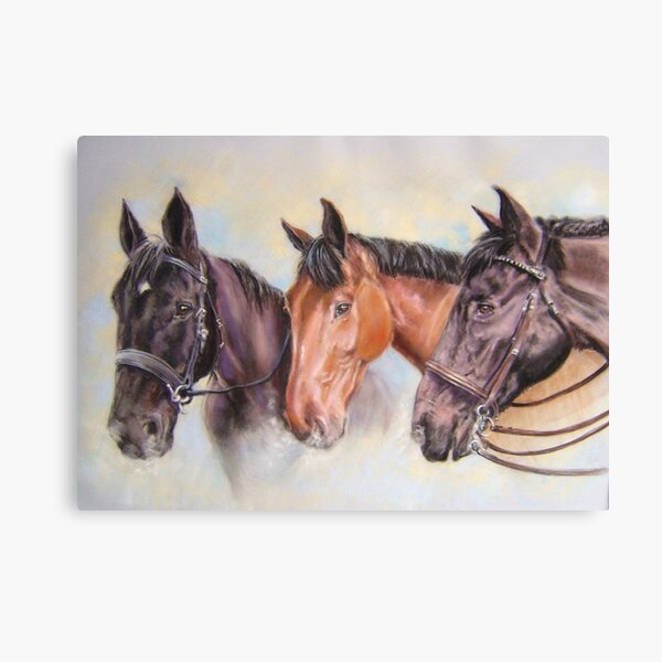 Robinsons' horses Canvas Print