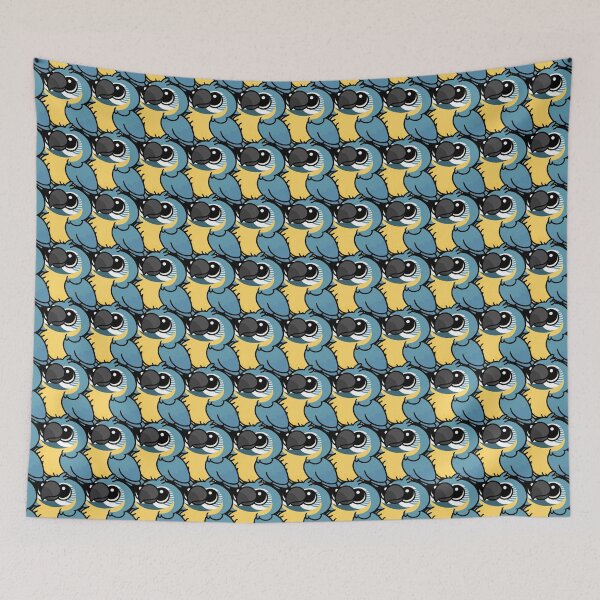 Item preview, Blue-Throated Macaw (Googly-eyed) designed and sold by blirbos.
