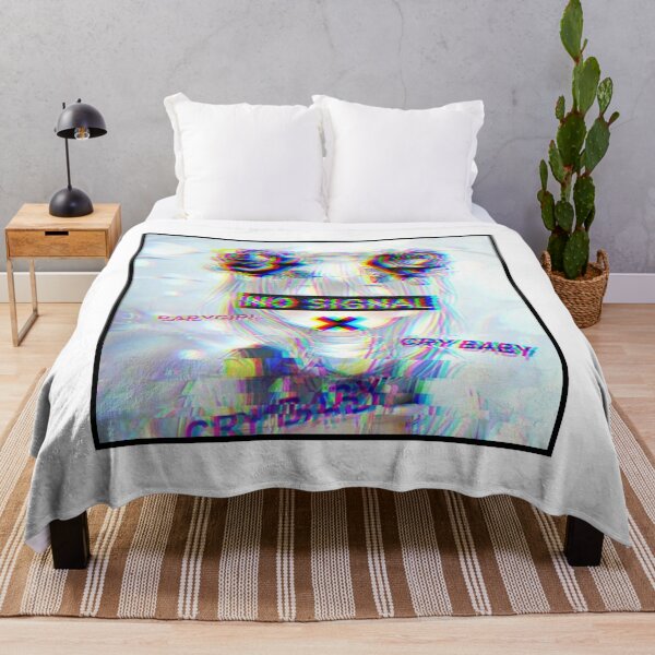 Item preview, No Signal - Sad Anime Girl designed and sold by Daddydesigns Clothing.