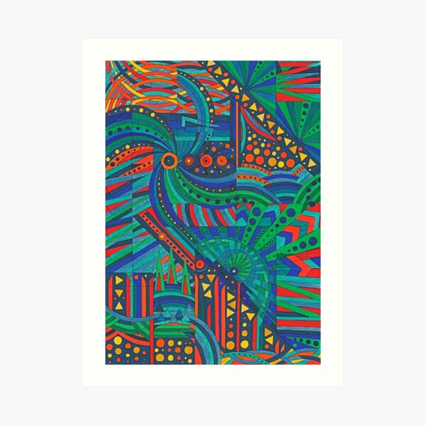 Kaleidoscope 3 Art Print