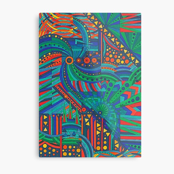 Kaleidoscope 3 Metal Print