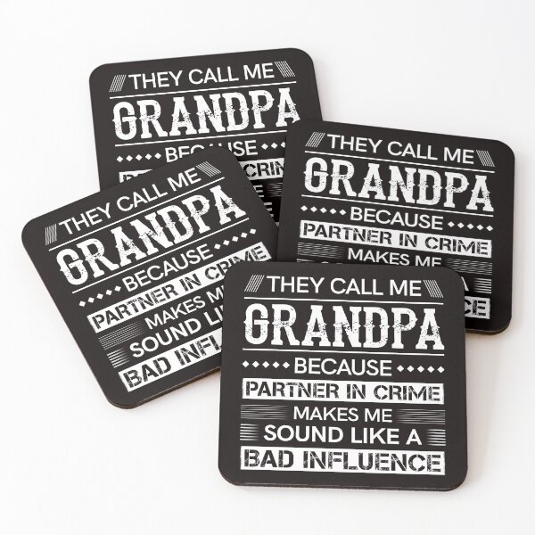 Item preview, They Call Me Grandpa Because Partner In Crime - Grandfather Gift designed and sold by PremiumTShirts.