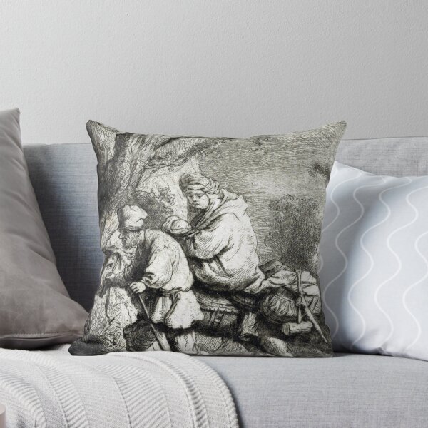 Item preview, Flight into Egypt - Rembrandt - 1633 designed and sold by CrankyOldDude.