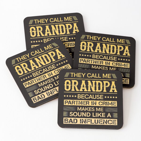 Item preview, They Call Me Grandpa Because Partner In Crime - Grandfather Gift designed and sold by PremiumTShirts.