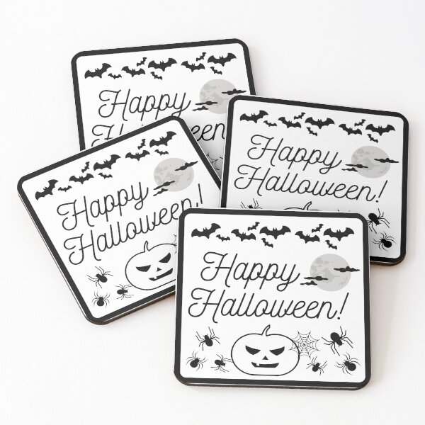 Item preview, Happy Halloween Black designed and sold by SpiffyD.