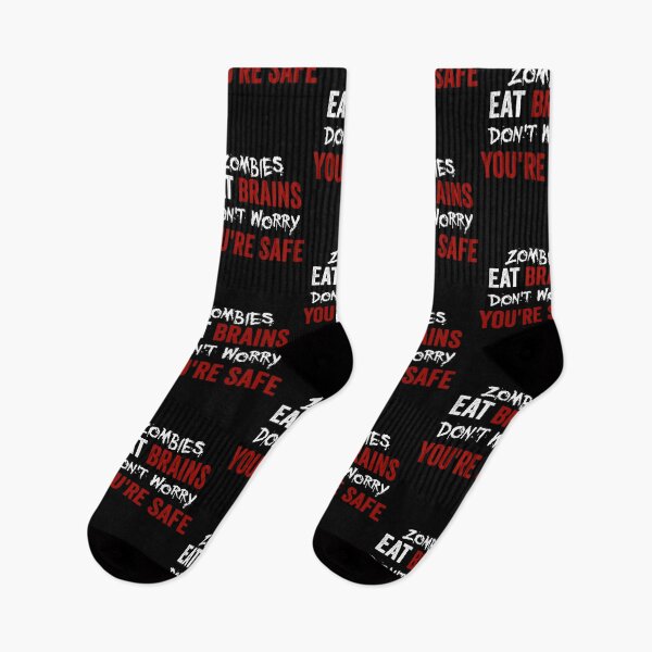 Item preview, Zombies Eat Brains, Don't Worry You're Safe Funny designed and sold by perfectpresents.