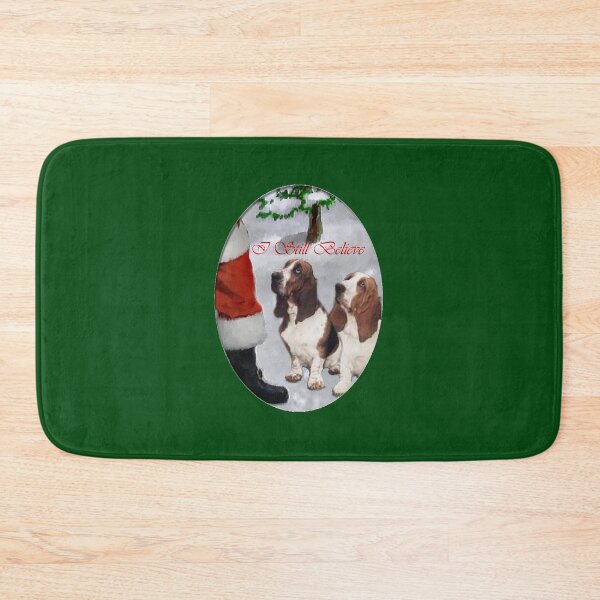 Item preview, Two Basset Hounds Christmas designed and sold by springdaleshops.