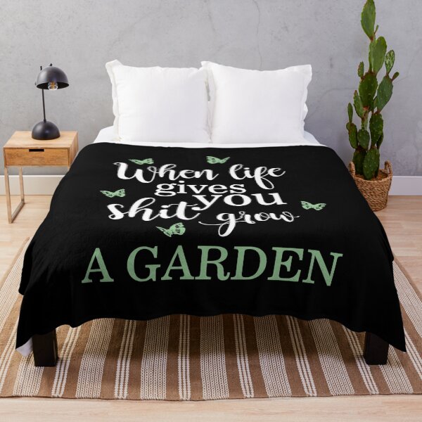Item preview, When Life Gives You Shit, Grow a Garden Funny Pun designed and sold by perfectpresents.