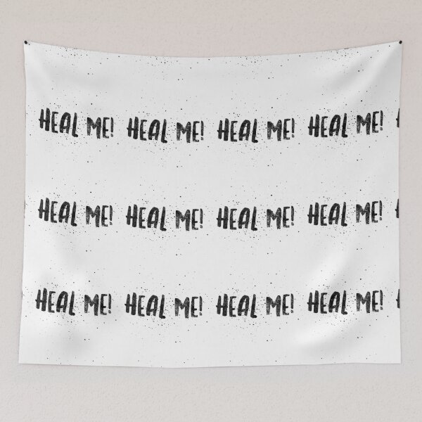 Item preview, Heal Me! RP - Movie Trope - Gamers - Raid - Party - Black Distressed Block designed and sold by CloudDance.