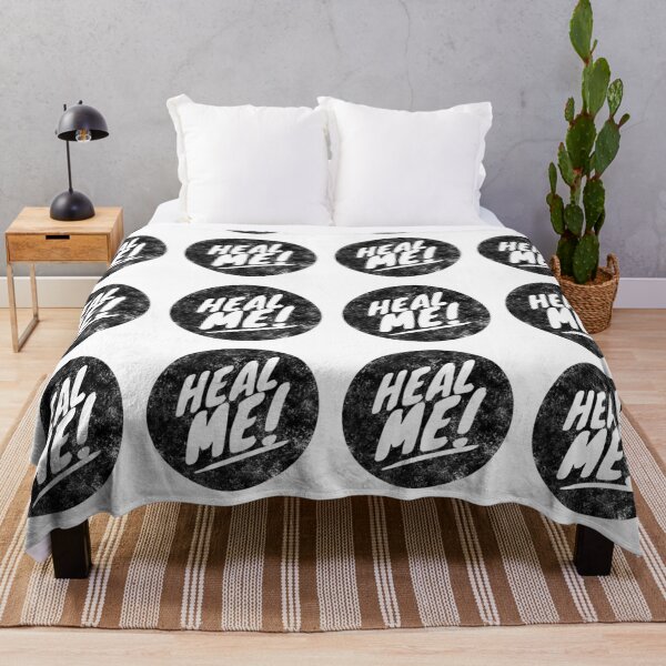 Item preview, Heal Me! RP - Movie Trope - Gamers - Raid - Party - Black Distressed Circle designed and sold by CloudDance.