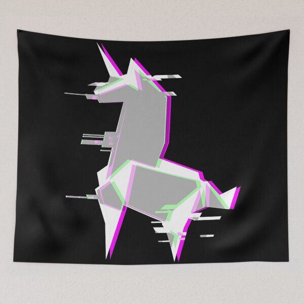 Item preview, Origami Unicorn Glitch designed and sold by ElijahSnake777.