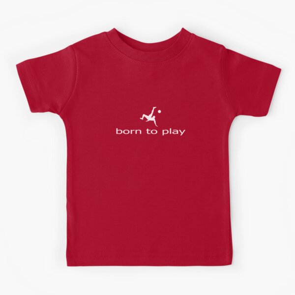 Vista previa del artículo con la obra «Born to Play Ball - Camiseta de fútbol soccer - Ropa», diseñado y vendido por deanworld.