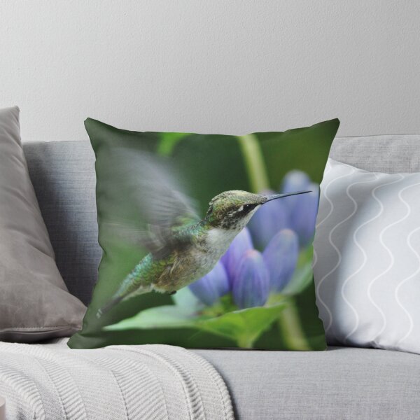 Item preview, Hummingbird And Gentian Blue designed and sold by Debbie Oppermann.
