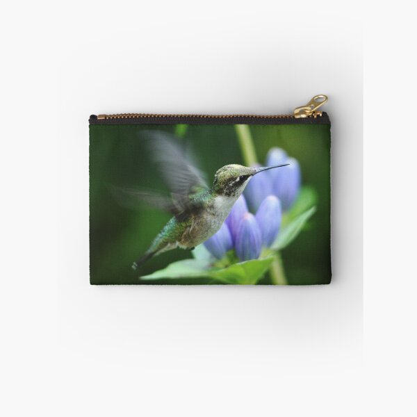 Item preview, Hummingbird And Gentian Blue designed and sold by Debbie Oppermann.
