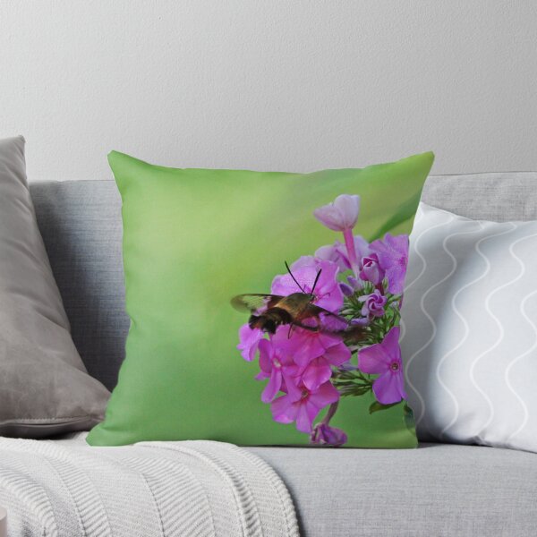 Item preview, Hummingbird Moth And Pink Phlox designed and sold by Debbie Oppermann.