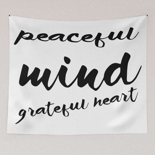 Item preview, peaceful mind, grateful heart designed and sold by RosalieReeves.
