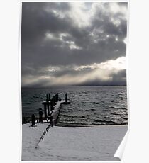 Tahoe Snowstorm Poster