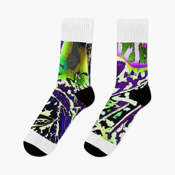 Item preview, Vivid Foliage in Purple and Lime designed and sold by Catchavista.