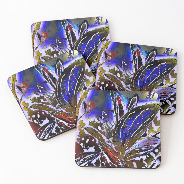 Item preview, Vivid Foliage in blue designed and sold by Catchavista.